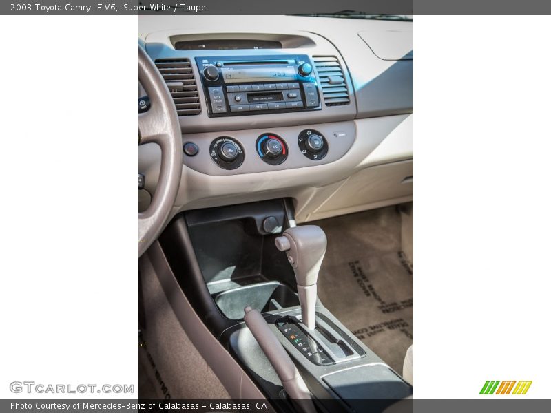 Controls of 2003 Camry LE V6