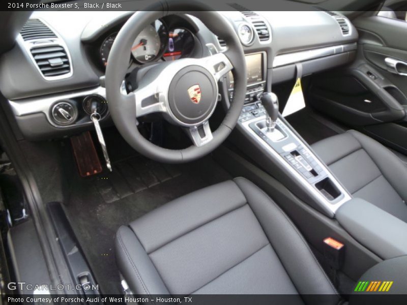 Black Interior - 2014 Boxster S 