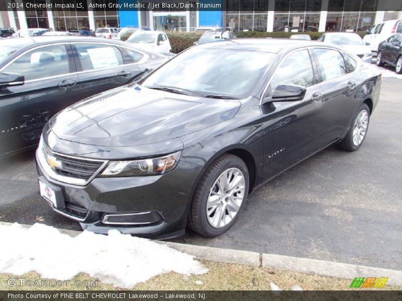 Ashen Gray Metallic / Jet Black/Dark Titanium 2014 Chevrolet Impala LS