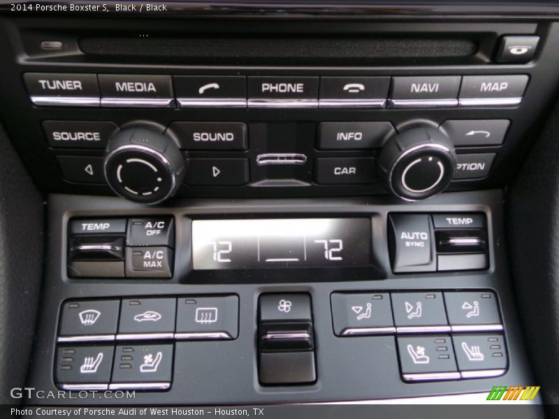 Controls of 2014 Boxster S