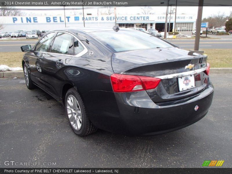 Ashen Gray Metallic / Jet Black/Dark Titanium 2014 Chevrolet Impala LS