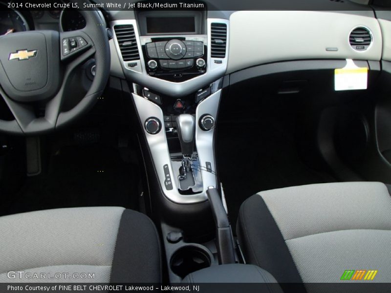 Summit White / Jet Black/Medium Titanium 2014 Chevrolet Cruze LS