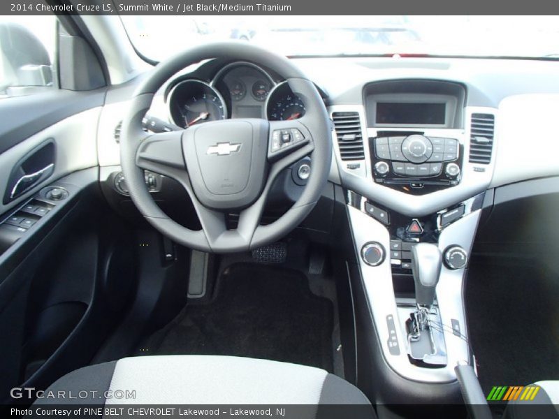 Summit White / Jet Black/Medium Titanium 2014 Chevrolet Cruze LS