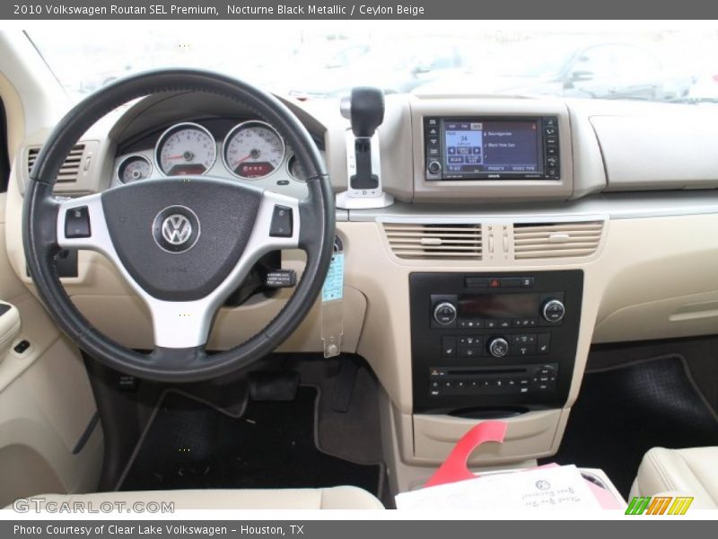 Dashboard of 2010 Routan SEL Premium