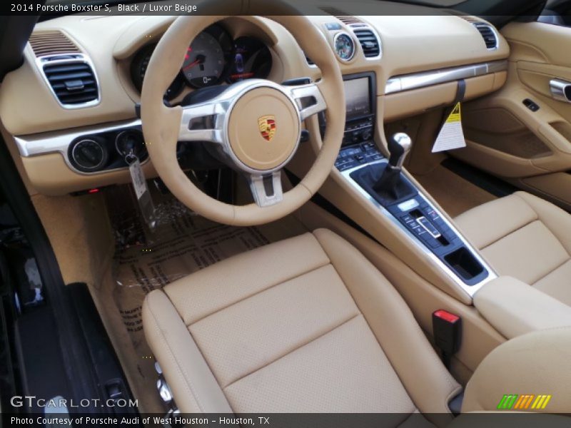 Luxor Beige Interior - 2014 Boxster S 