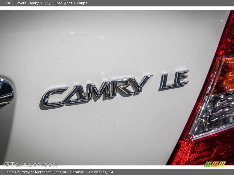  2003 Camry LE V6 Logo