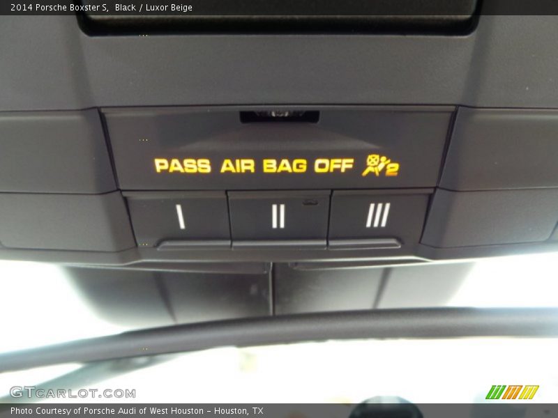 Black / Luxor Beige 2014 Porsche Boxster S