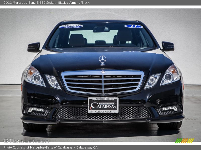 Black / Almond/Black 2011 Mercedes-Benz E 350 Sedan