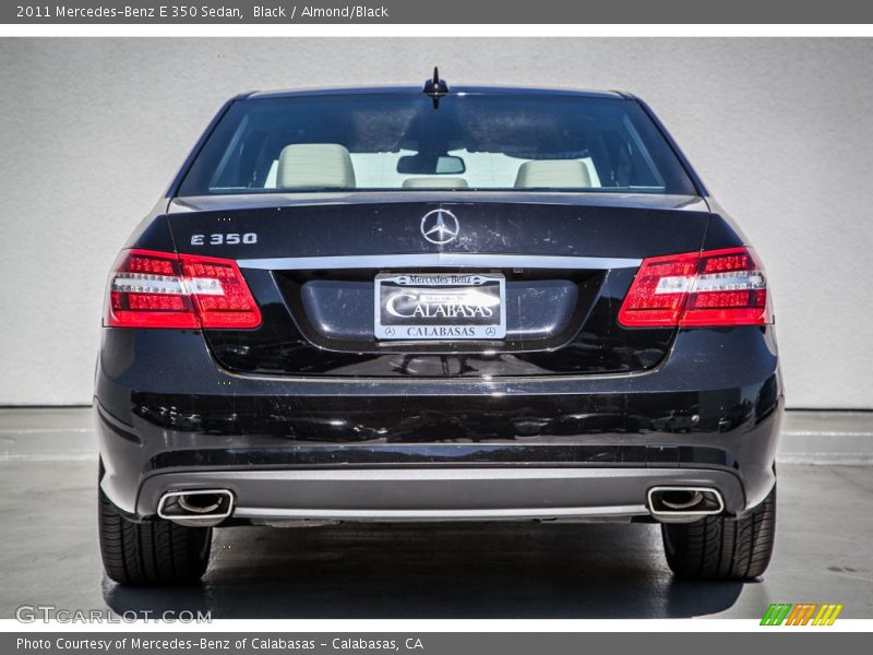 Black / Almond/Black 2011 Mercedes-Benz E 350 Sedan