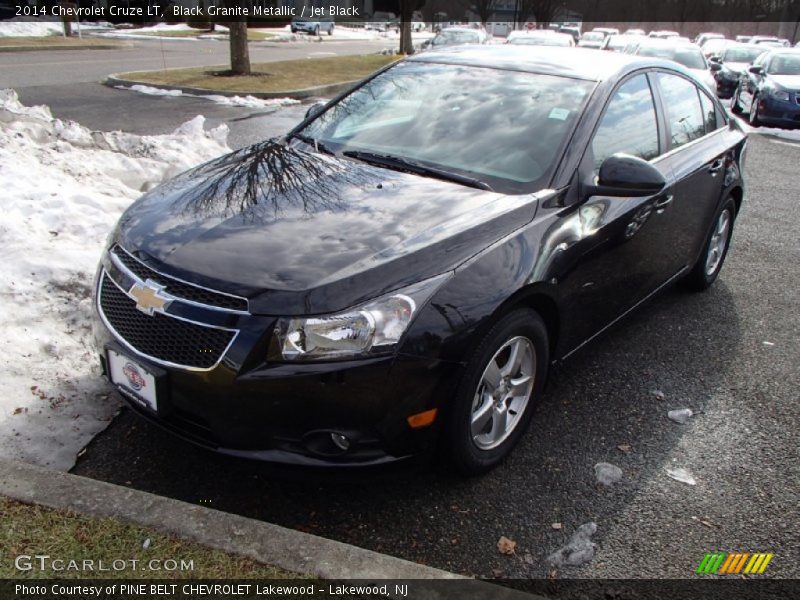 Black Granite Metallic / Jet Black 2014 Chevrolet Cruze LT