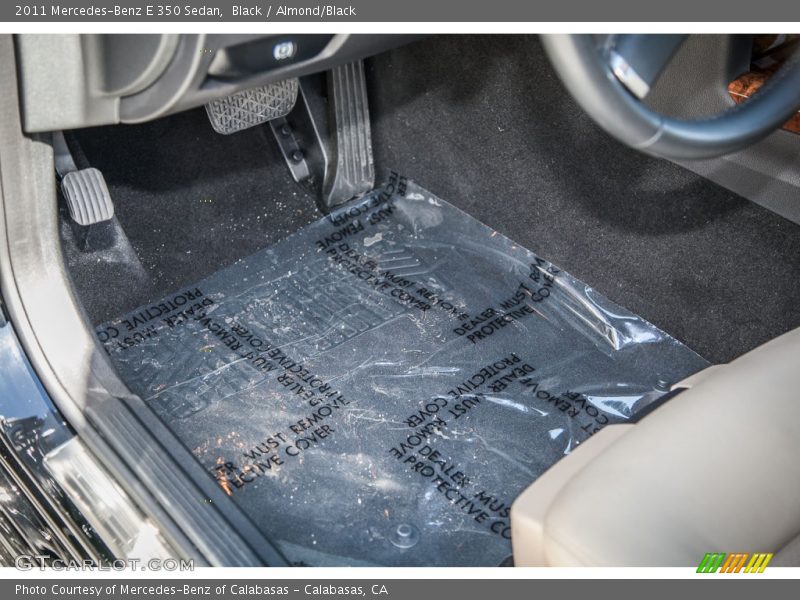 Black / Almond/Black 2011 Mercedes-Benz E 350 Sedan