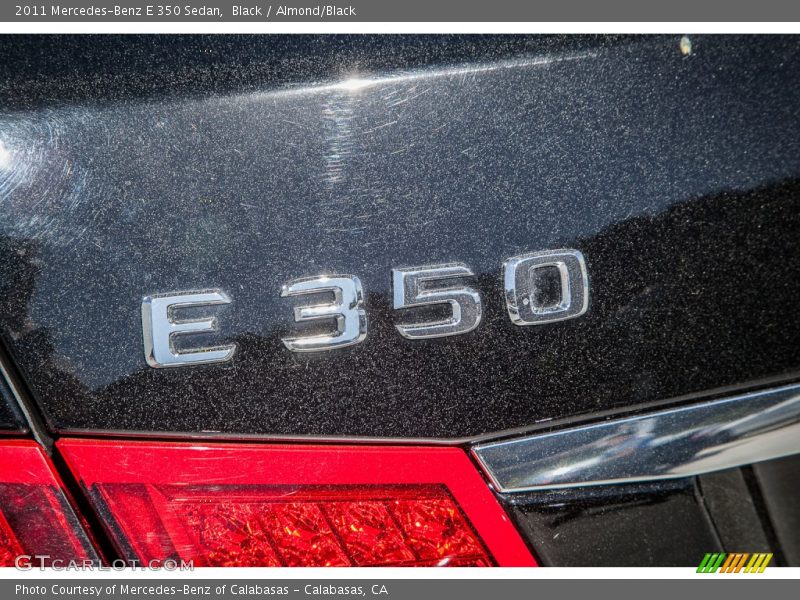 Black / Almond/Black 2011 Mercedes-Benz E 350 Sedan