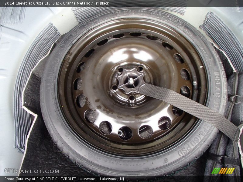 Black Granite Metallic / Jet Black 2014 Chevrolet Cruze LT
