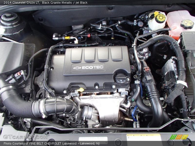 Black Granite Metallic / Jet Black 2014 Chevrolet Cruze LT
