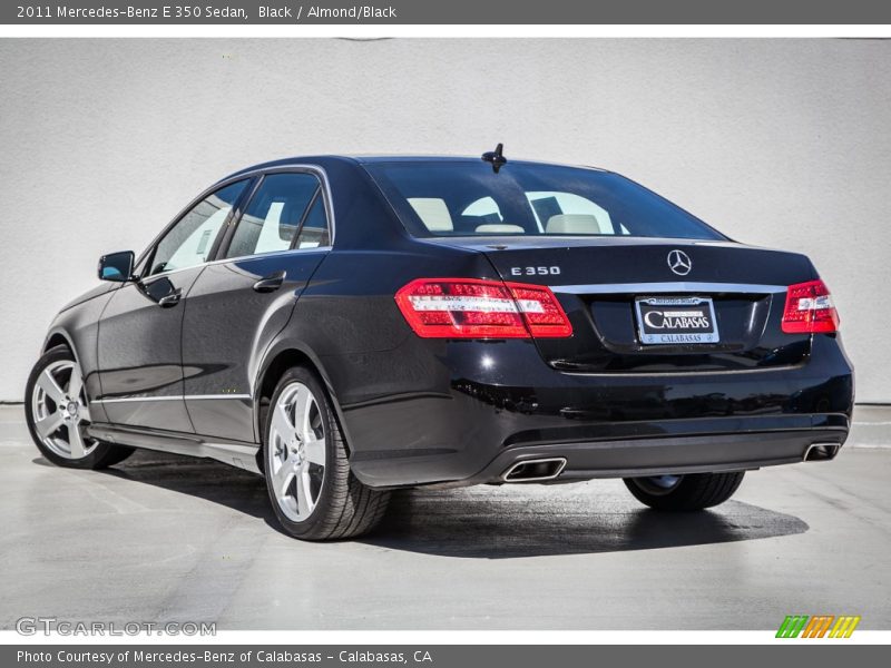 Black / Almond/Black 2011 Mercedes-Benz E 350 Sedan