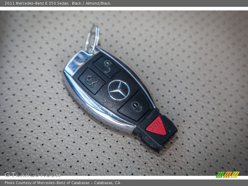 Black / Almond/Black 2011 Mercedes-Benz E 350 Sedan