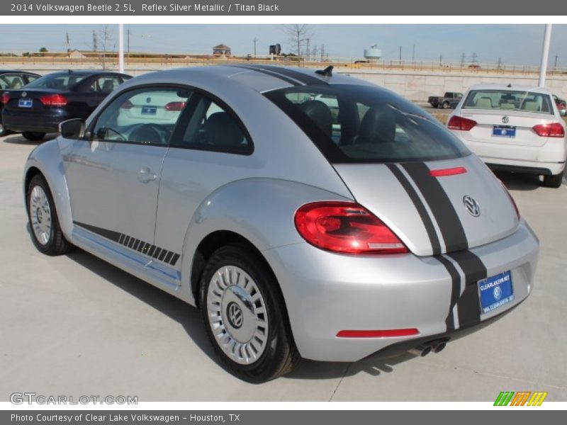 Reflex Silver Metallic / Titan Black 2014 Volkswagen Beetle 2.5L