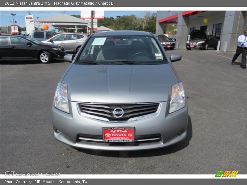 Magnetic Gray Metallic / Charcoal 2012 Nissan Sentra 2.0 S