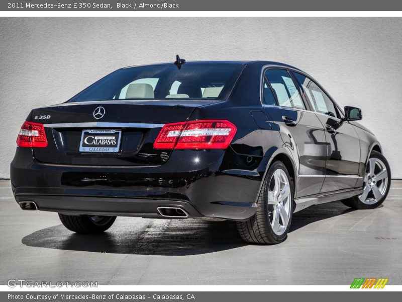 Black / Almond/Black 2011 Mercedes-Benz E 350 Sedan