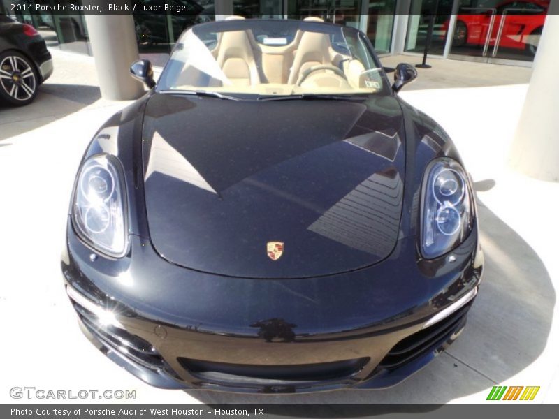 Black / Luxor Beige 2014 Porsche Boxster
