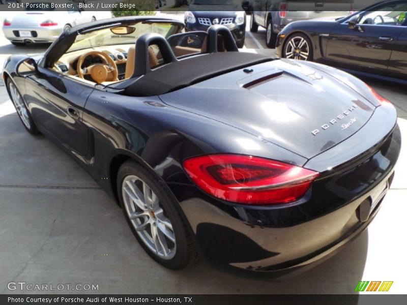 Black / Luxor Beige 2014 Porsche Boxster