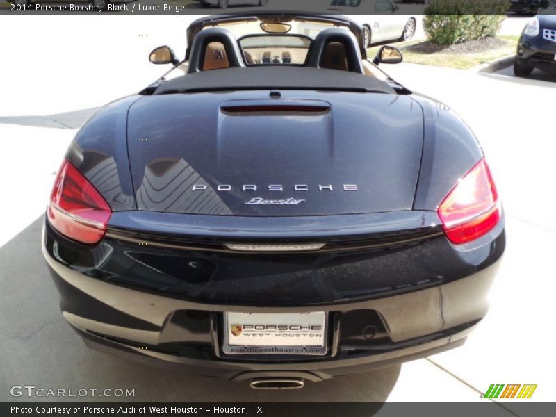 Black / Luxor Beige 2014 Porsche Boxster
