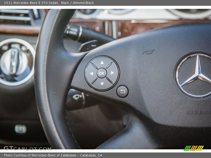 Black / Almond/Black 2011 Mercedes-Benz E 350 Sedan