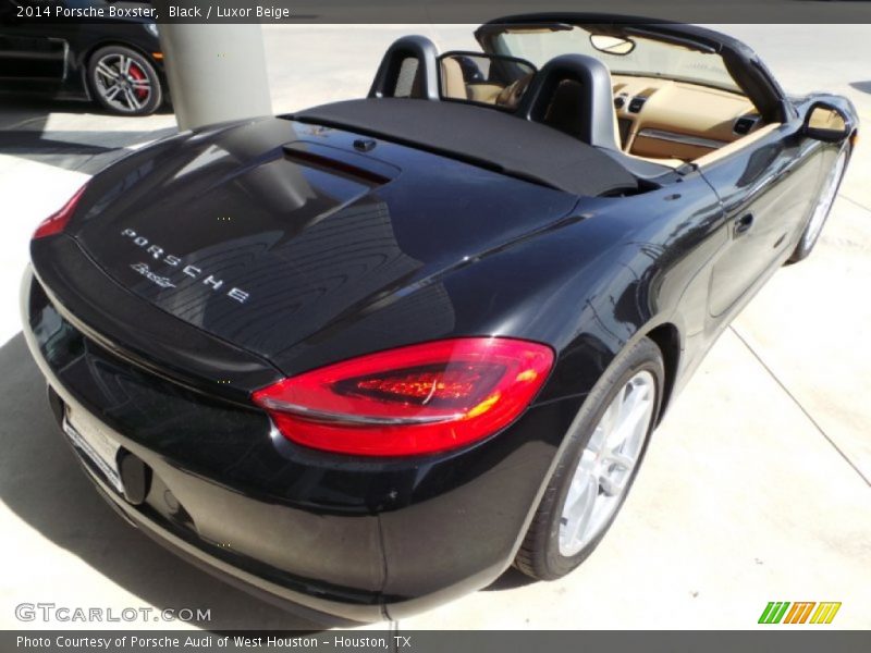 Black / Luxor Beige 2014 Porsche Boxster