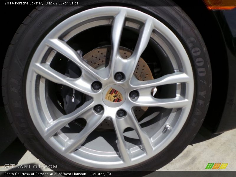 Black / Luxor Beige 2014 Porsche Boxster