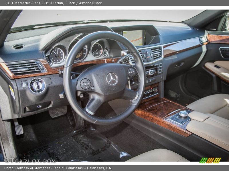 Black / Almond/Black 2011 Mercedes-Benz E 350 Sedan