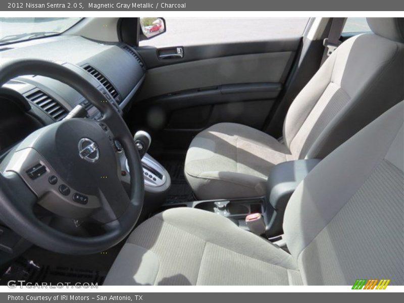 Magnetic Gray Metallic / Charcoal 2012 Nissan Sentra 2.0 S