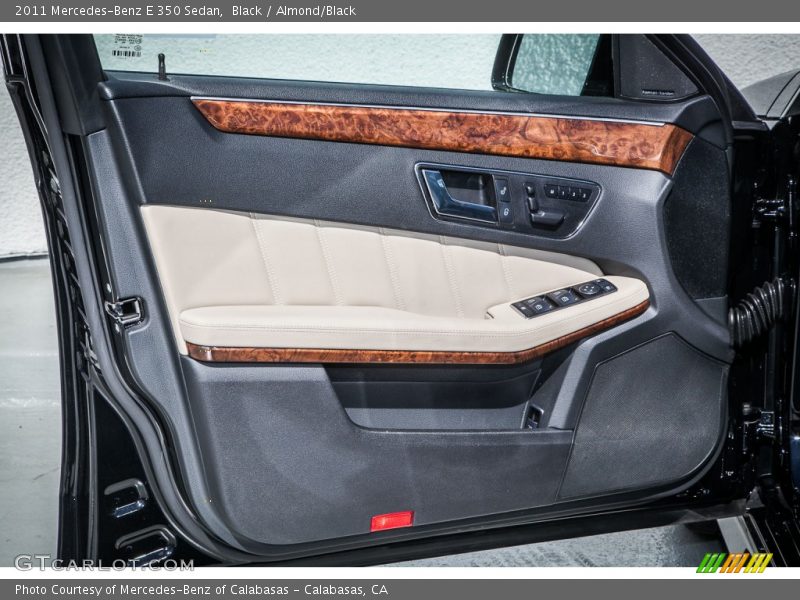 Black / Almond/Black 2011 Mercedes-Benz E 350 Sedan