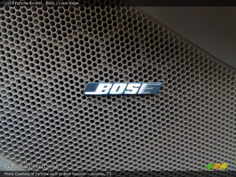 Black / Luxor Beige 2014 Porsche Boxster