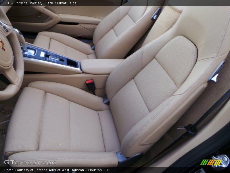 Black / Luxor Beige 2014 Porsche Boxster