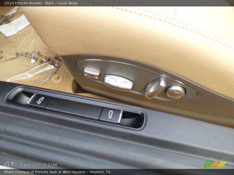 Black / Luxor Beige 2014 Porsche Boxster