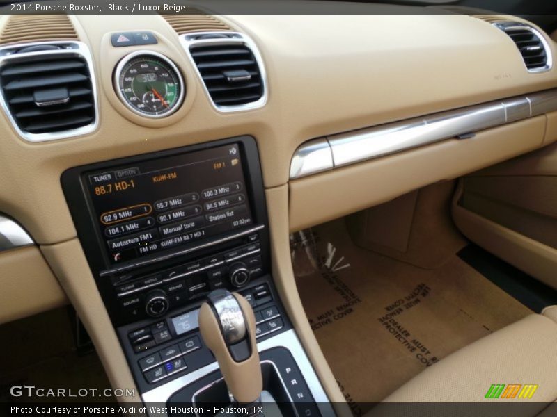 Black / Luxor Beige 2014 Porsche Boxster