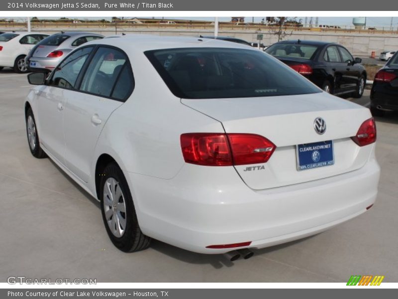 Pure White / Titan Black 2014 Volkswagen Jetta S Sedan