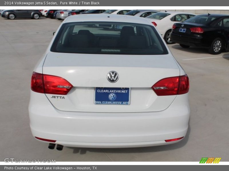 Pure White / Titan Black 2014 Volkswagen Jetta S Sedan