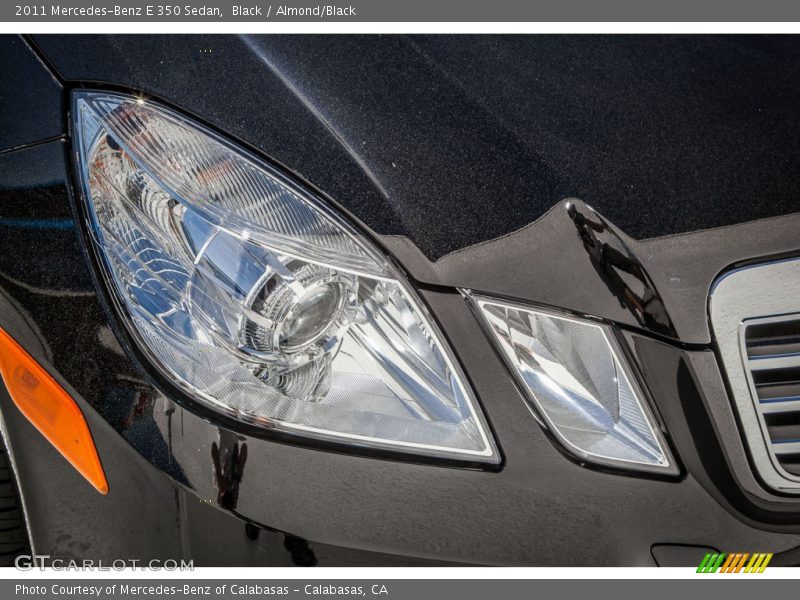 Black / Almond/Black 2011 Mercedes-Benz E 350 Sedan
