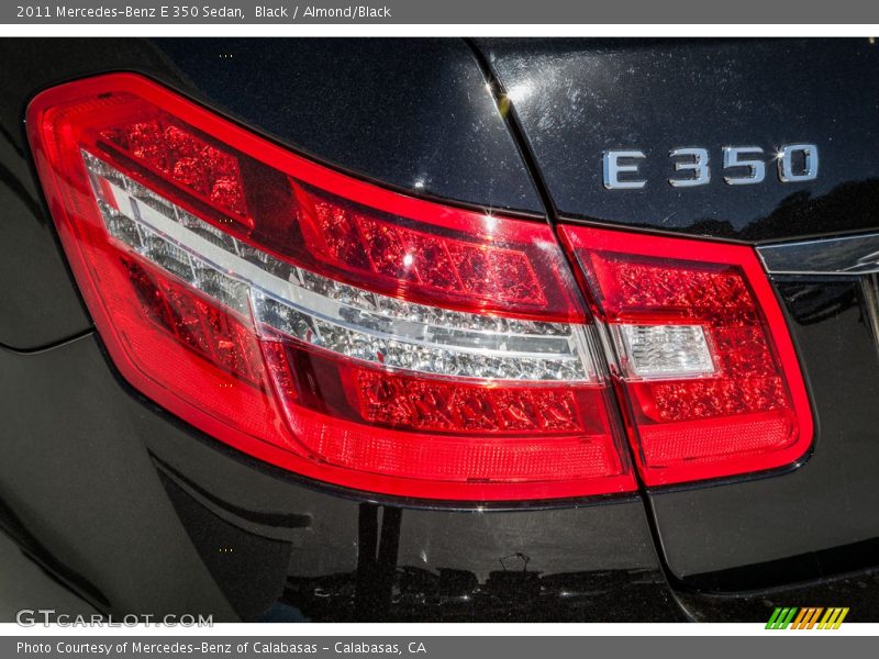 Black / Almond/Black 2011 Mercedes-Benz E 350 Sedan