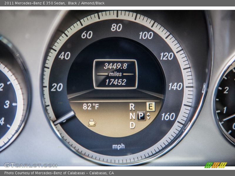 Black / Almond/Black 2011 Mercedes-Benz E 350 Sedan