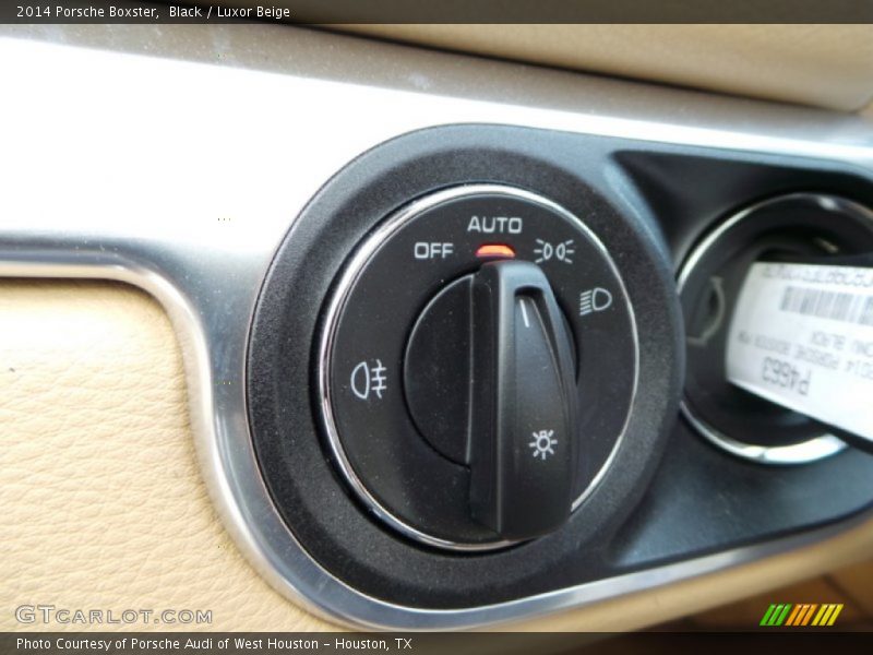 Black / Luxor Beige 2014 Porsche Boxster