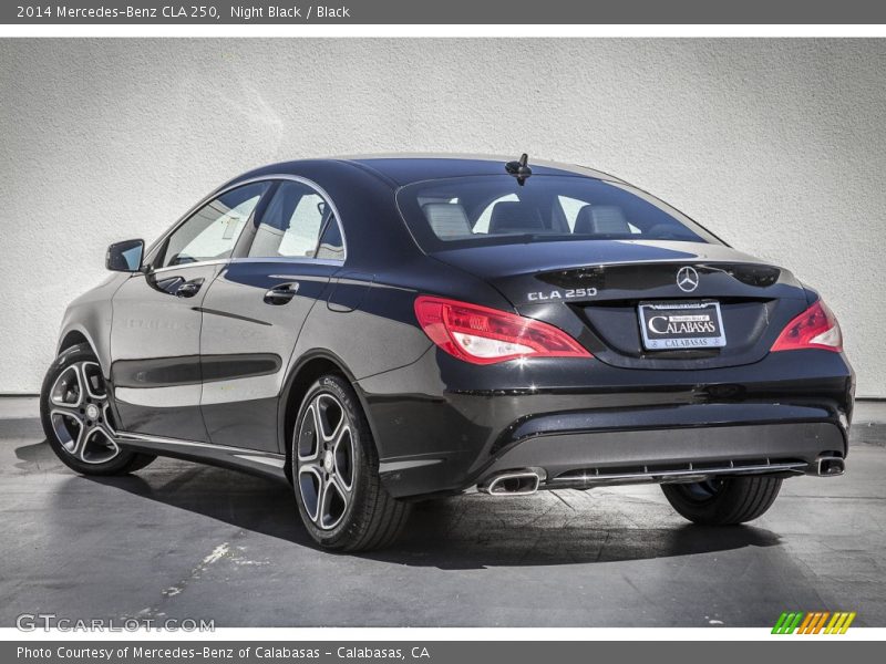 Night Black / Black 2014 Mercedes-Benz CLA 250