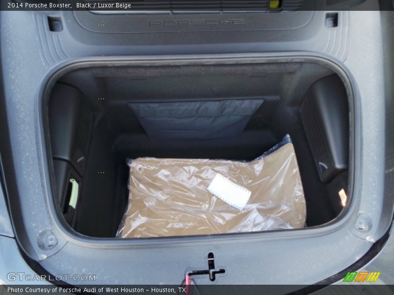Black / Luxor Beige 2014 Porsche Boxster