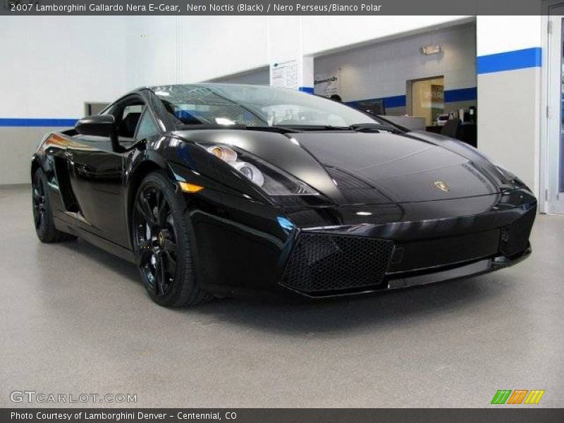 Nero Noctis (Black) / Nero Perseus/Bianco Polar 2007 Lamborghini Gallardo Nera E-Gear