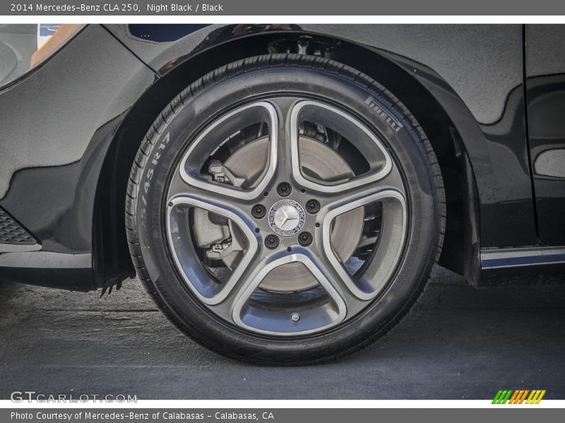 Night Black / Black 2014 Mercedes-Benz CLA 250