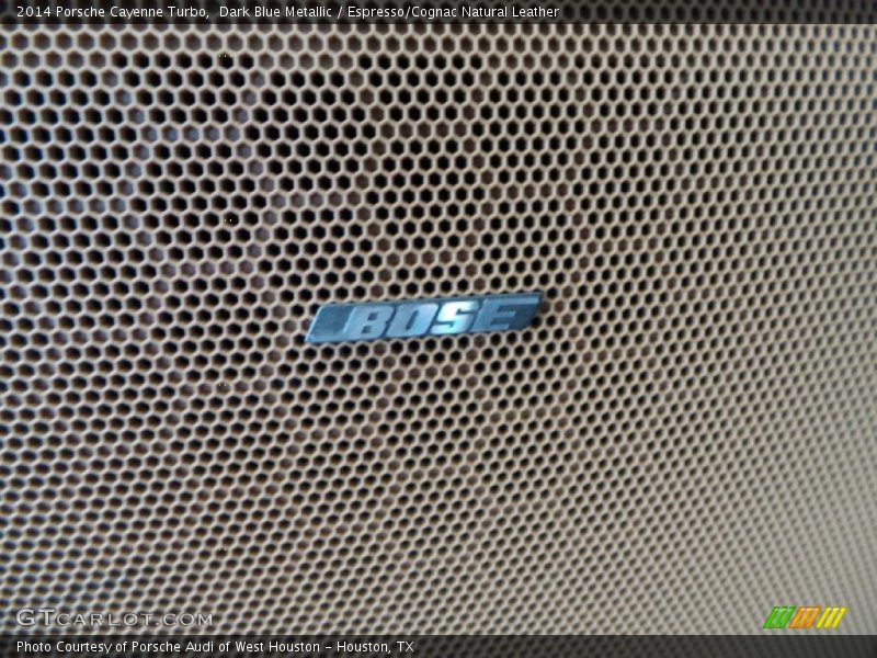Dark Blue Metallic / Espresso/Cognac Natural Leather 2014 Porsche Cayenne Turbo