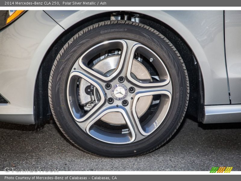 Polar Silver Metallic / Ash 2014 Mercedes-Benz CLA 250