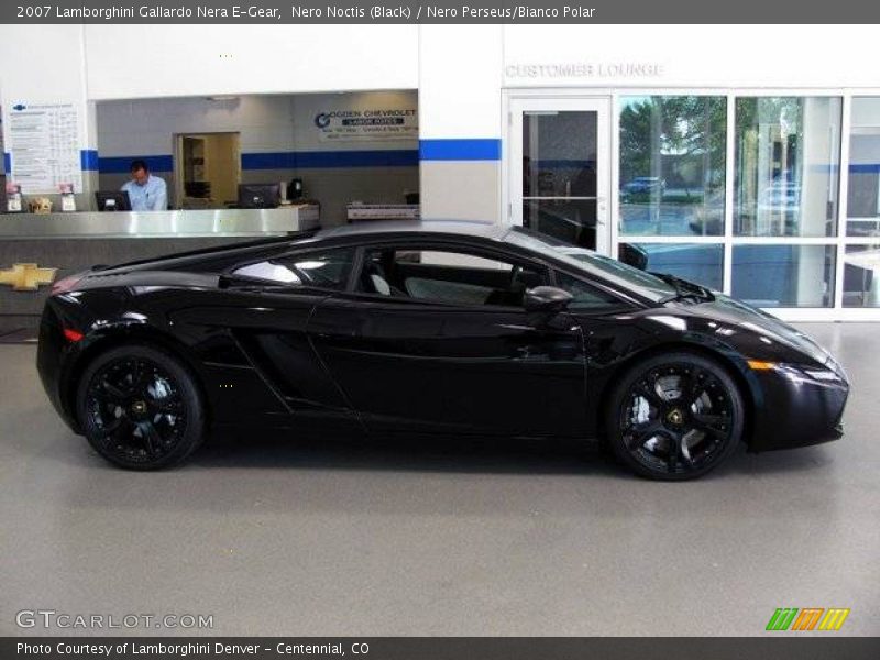 Nero Noctis (Black) / Nero Perseus/Bianco Polar 2007 Lamborghini Gallardo Nera E-Gear