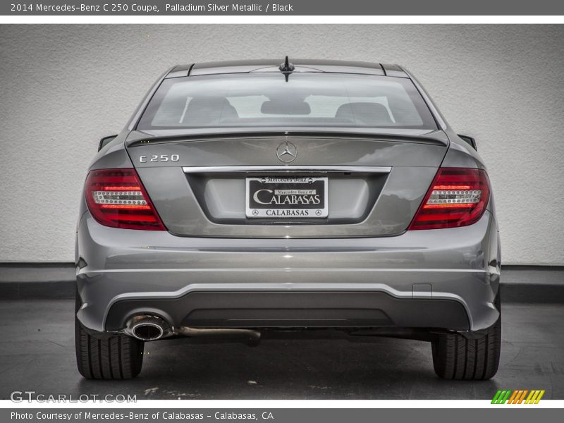 Palladium Silver Metallic / Black 2014 Mercedes-Benz C 250 Coupe